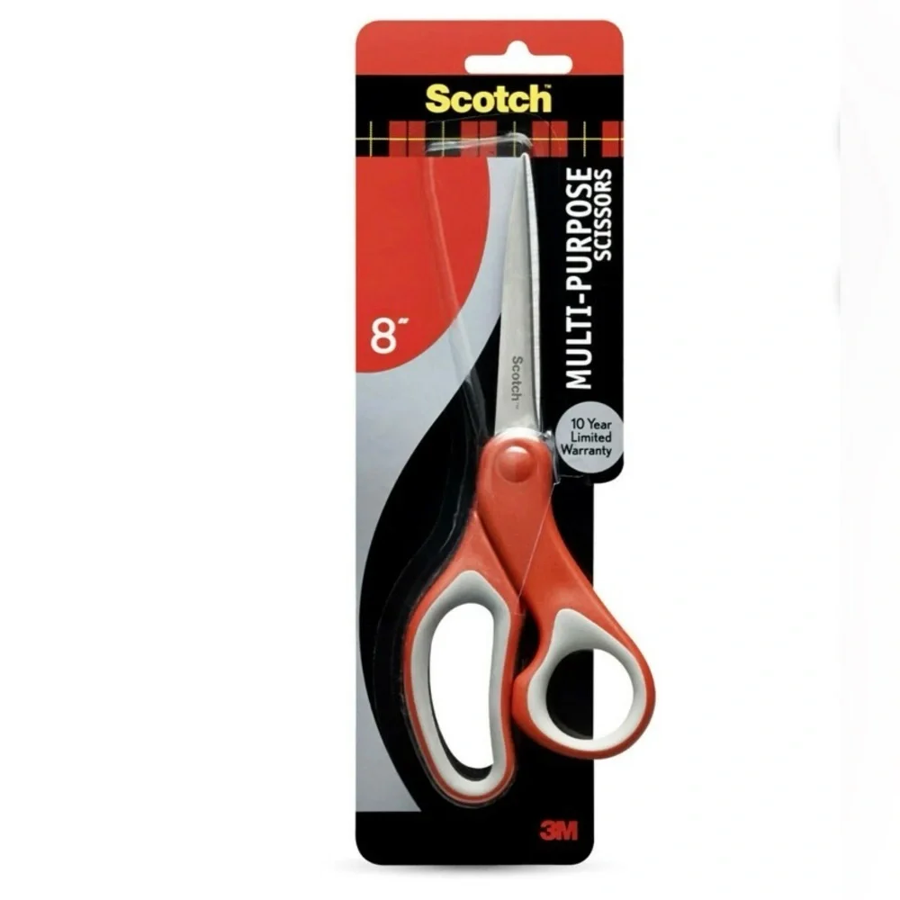 Set3⚡️Scotch Multi-Purpose Stainless Steel Scissors, 8